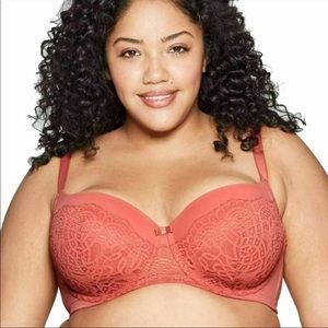 NWT Auden Balconette Coverage Lightly Lined Bra